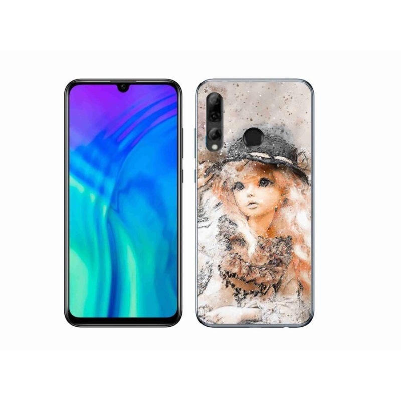 Gelový kryt mmCase na mobil Honor 20 Lite - holčička s kloboukem
