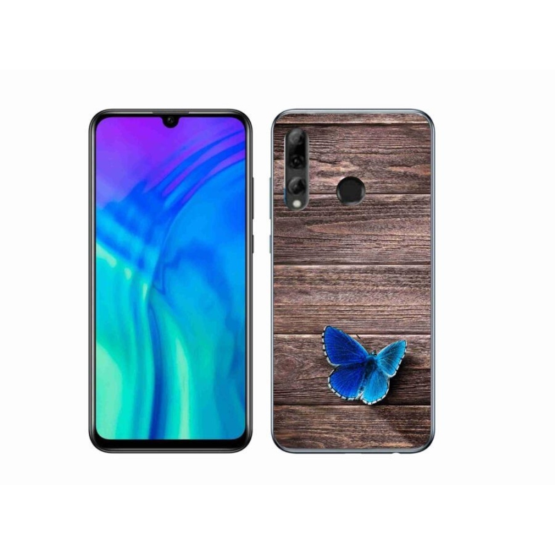 Gelový kryt mmCase na mobil Honor 20 Lite - modrý motýl 1