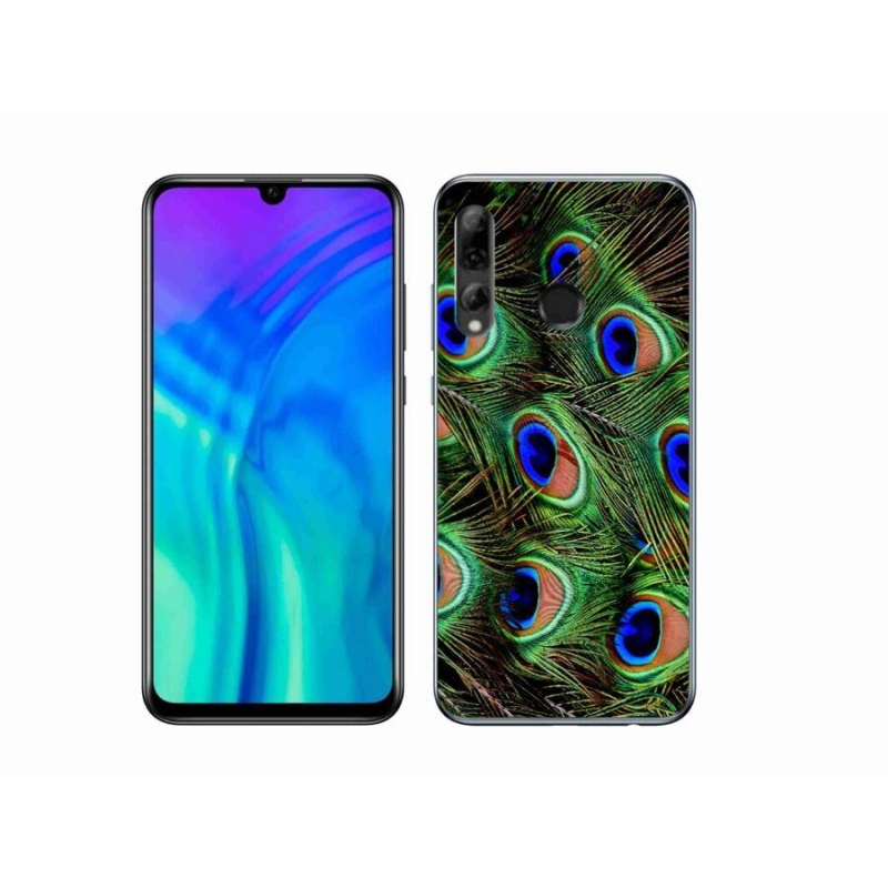Gelový kryt mmCase na mobil Honor 20 Lite - paví peří