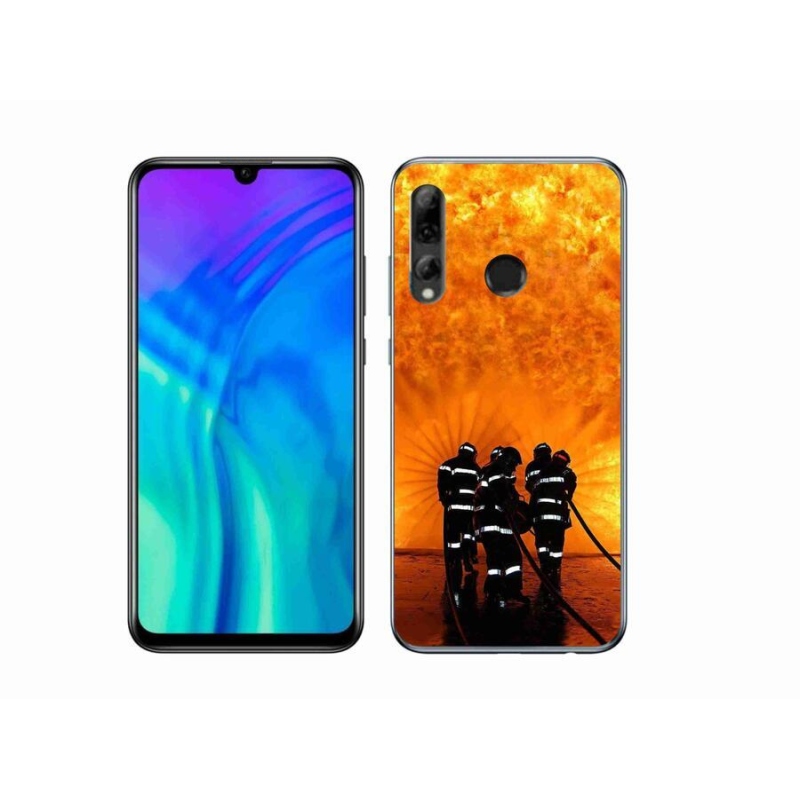 Gelový kryt mmCase na mobil Honor 20 Lite - požár