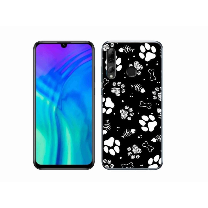 Gelový kryt mmCase na mobil Honor 20 Lite - psí tlapky