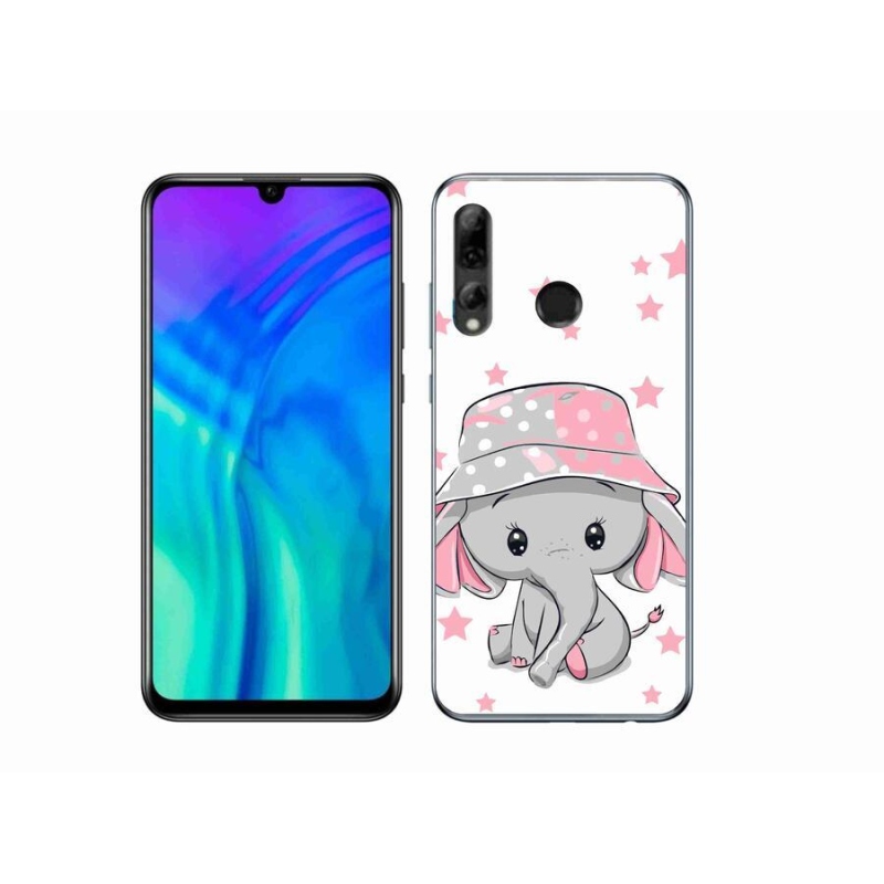 Gelový kryt mmCase na mobil Honor 20 Lite - růžový slon