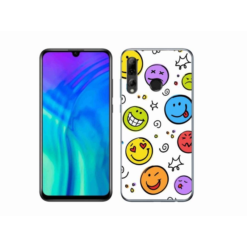 Gelový kryt mmCase na mobil Honor 20 Lite - smajlíci