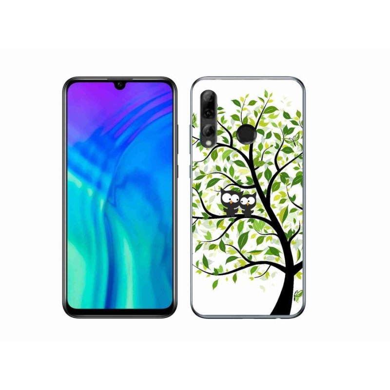 Gelový kryt mmCase na mobil Honor 20 Lite - sovičky na stromě