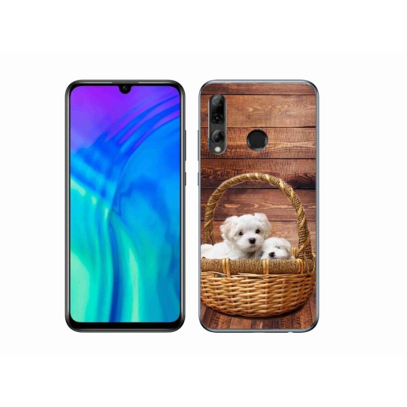 Gelový kryt mmCase na mobil Honor 20 Lite - štěňátka