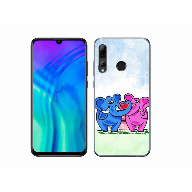 Gelový kryt mmCase na mobil Honor 20 Lite - zamilovaní sloni