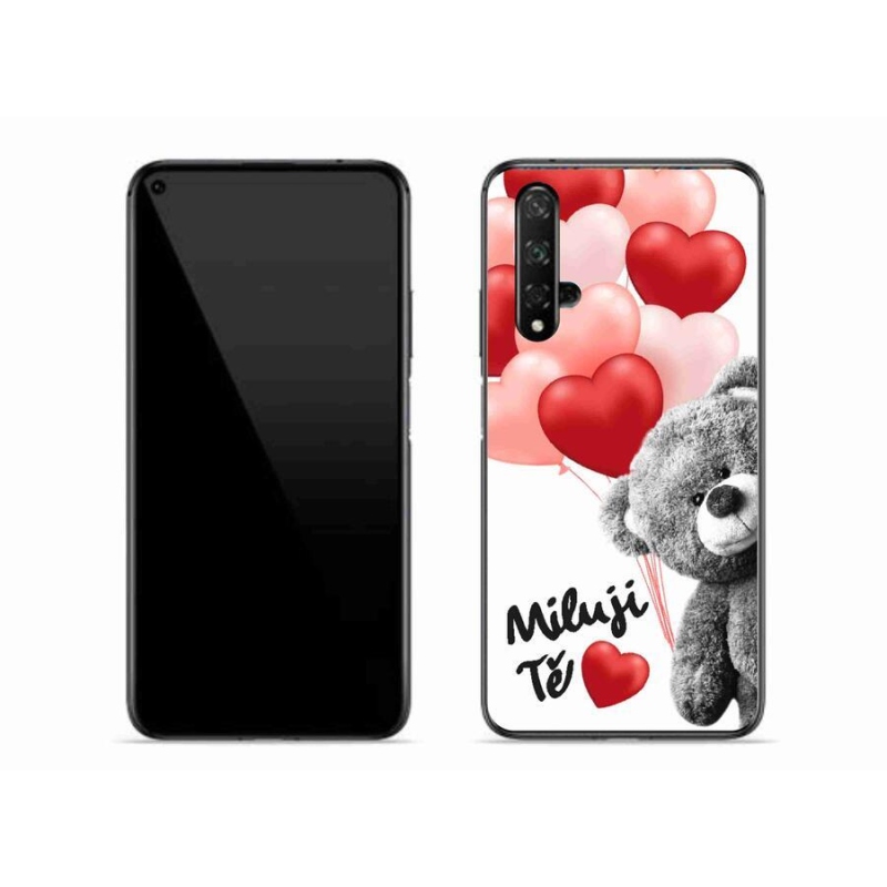 Gelový kryt mmCase na mobil Honor 20 - miluji Tě