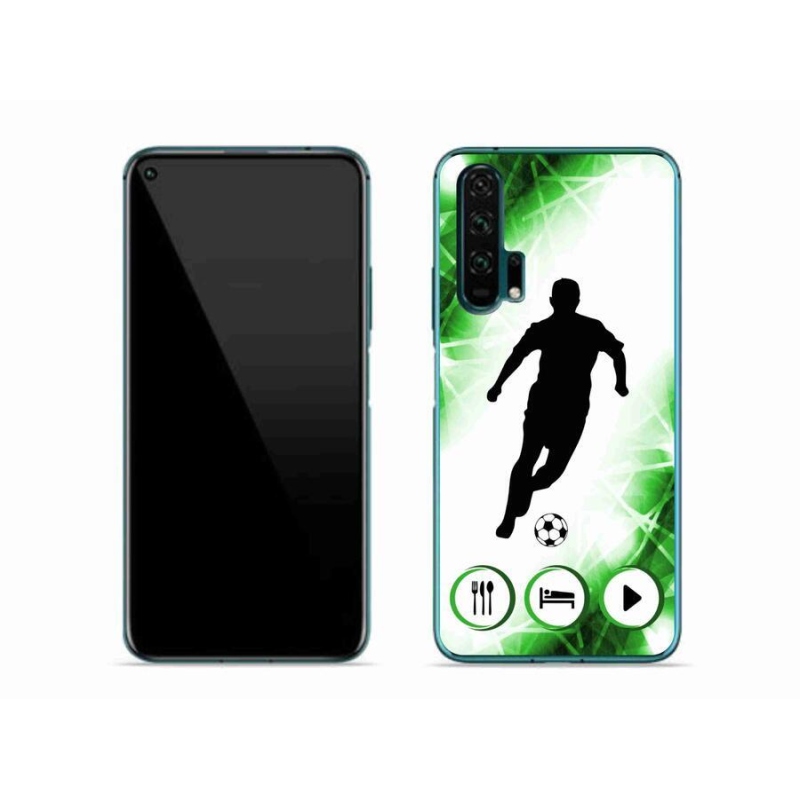 Gelový kryt mmCase na mobil Honor 20 Pro - fotbalista