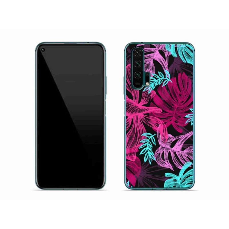 Gelový kryt mmCase na mobil Honor 20 Pro - květiny 1
