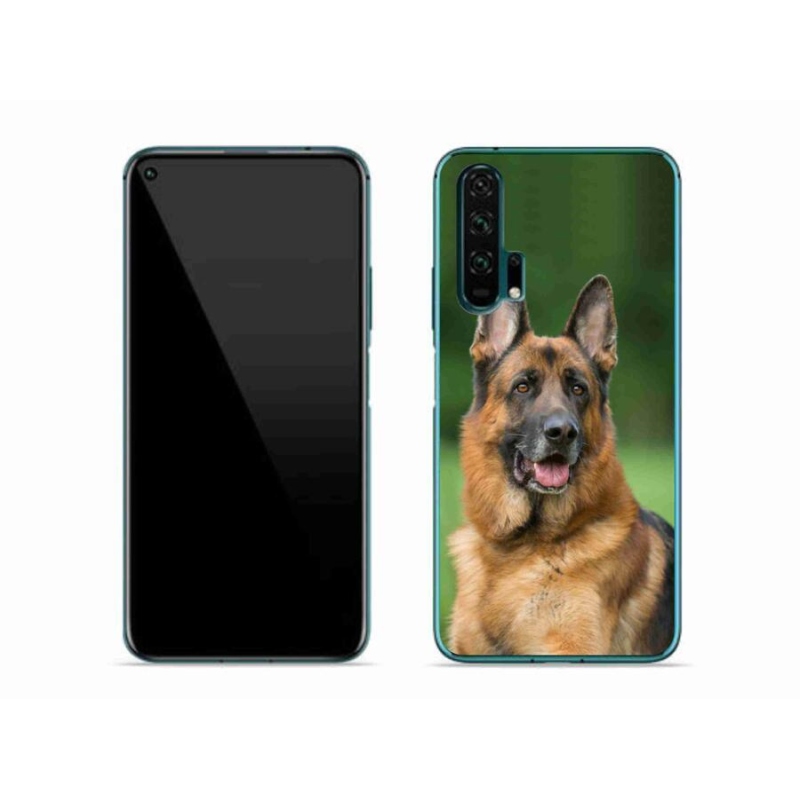 Gelový kryt mmCase na mobil Honor 20 Pro - německý ovčák