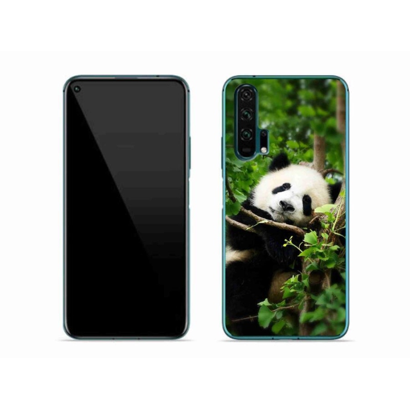 Gelový kryt mmCase na mobil Honor 20 Pro - panda