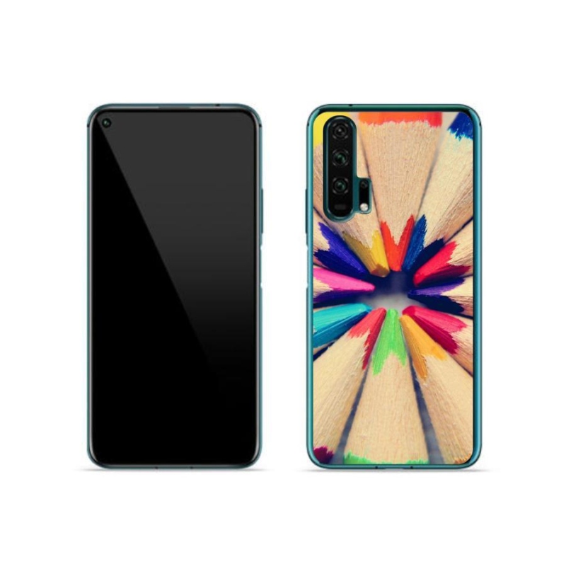 Gelový kryt mmCase na mobil Honor 20 Pro - pastelky