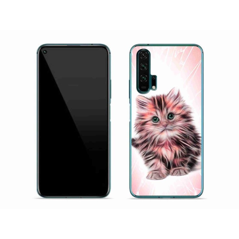 Gelový kryt mmCase na mobil Honor 20 Pro - roztomilé kotě