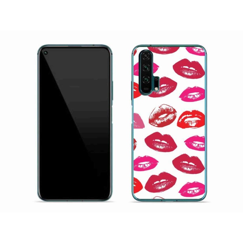 Gelový kryt mmCase na mobil Honor 20 Pro - rty