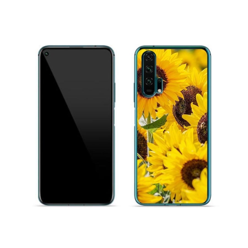 Gelový kryt mmCase na mobil Honor 20 Pro - slunečnice
