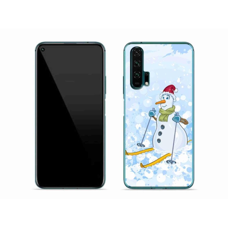 Gelový kryt mmCase na mobil Honor 20 Pro - sněhulák