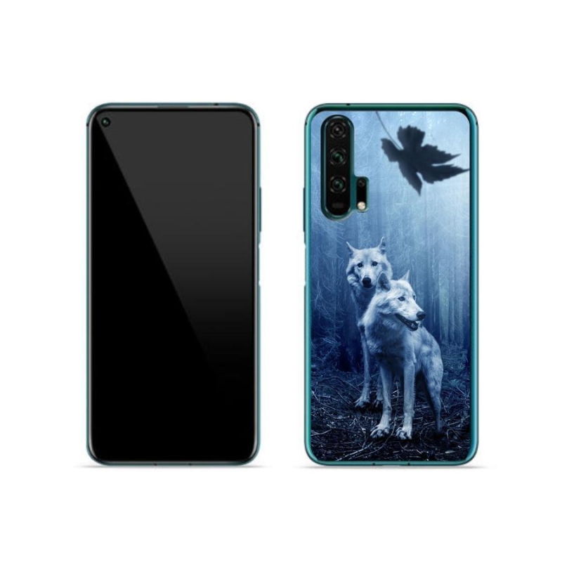 Gelový kryt mmCase na mobil Honor 20 Pro - vlci v lese