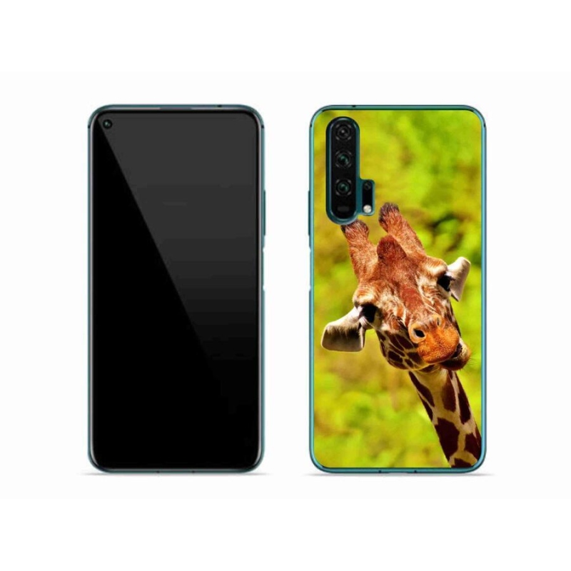 Gelový kryt mmCase na mobil Honor 20 Pro - žirafa