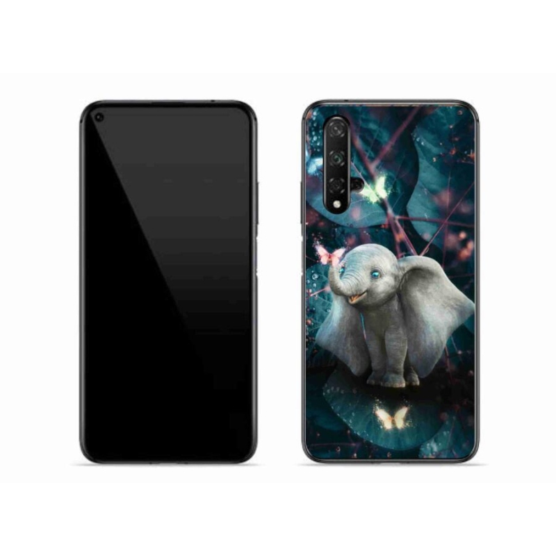 Gelový kryt mmCase na mobil Honor 20 - roztomilý slon