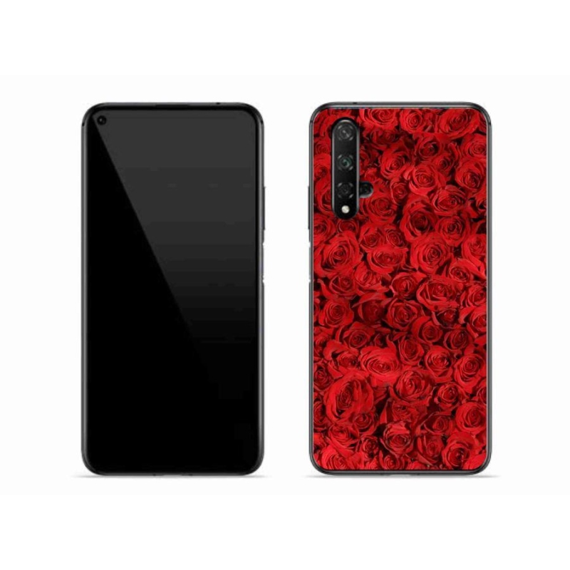 Gelový kryt mmCase na mobil Honor 20 - růže
