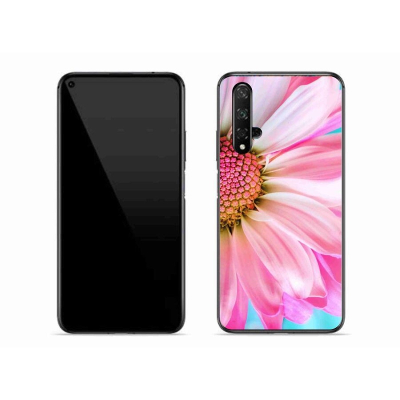 Gelový kryt mmCase na mobil Honor 20 - růžová květina