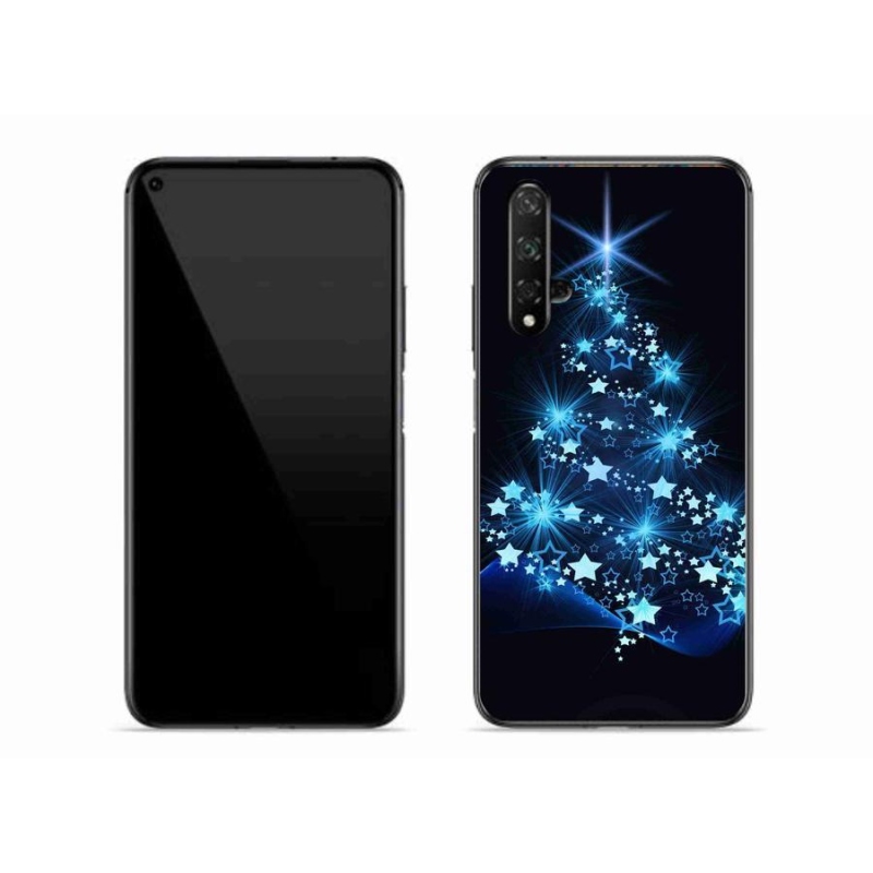 Gelový kryt mmCase na mobil Honor 20 - vánoční stromek