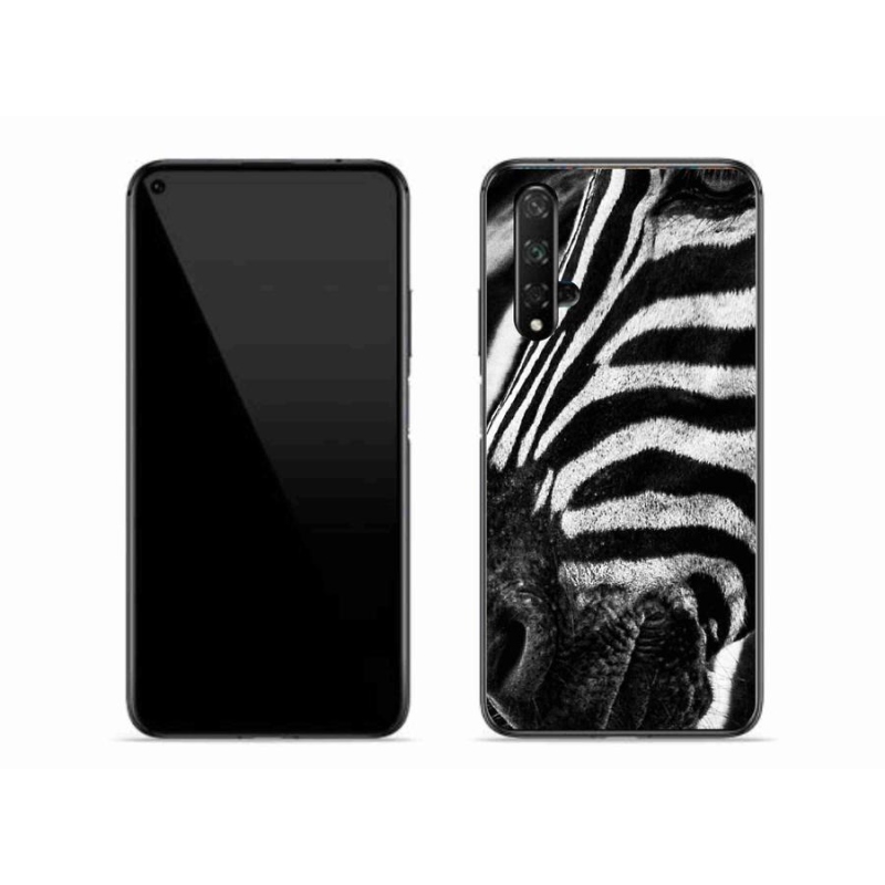 Gelový kryt mmCase na mobil Honor 20 - zebra