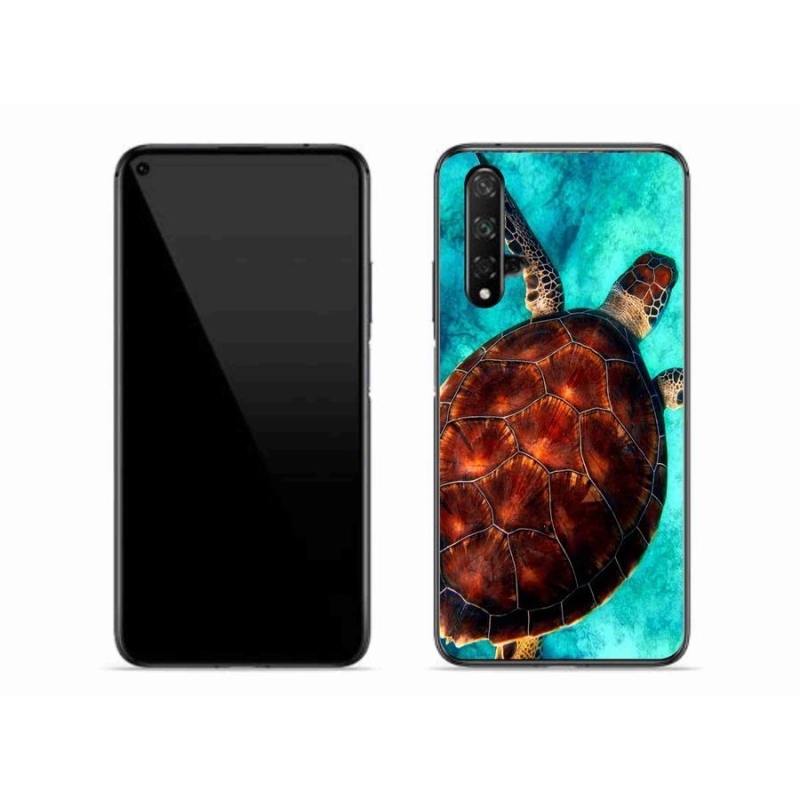 Gelový kryt mmCase na mobil Honor 20 - želva