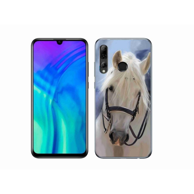 Gelový kryt mmCase na mobil Honor 20e - bílý kůň