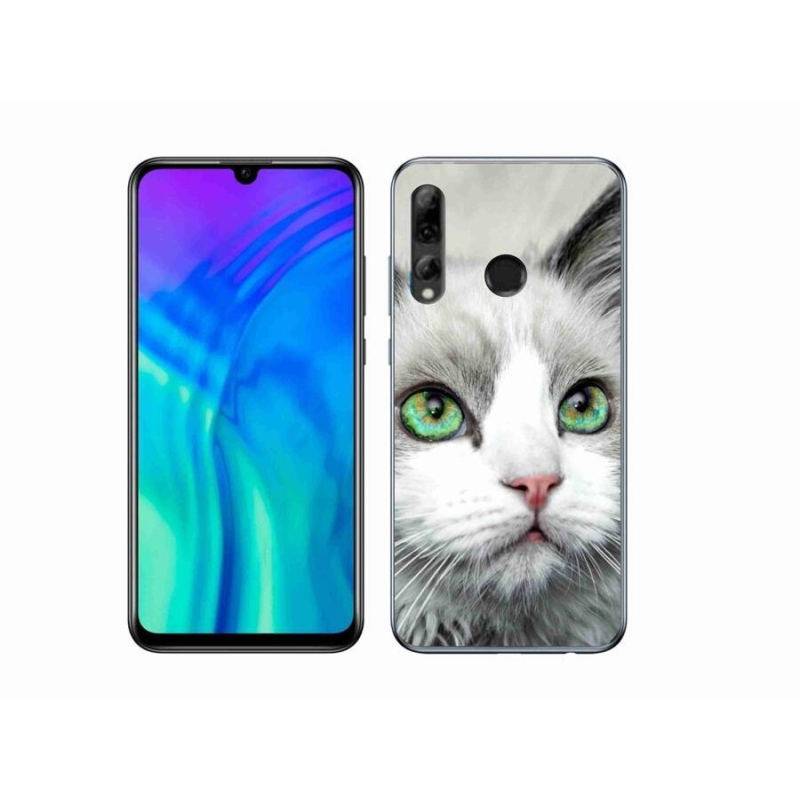 Gelový kryt mmCase na mobil Honor 20e - kočičí pohled
