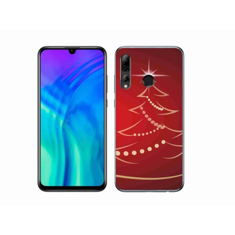 Gelový kryt mmCase na mobil Honor 20e - kreslený vánoční stromek