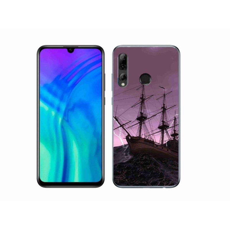 Gelový kryt mmCase na mobil Honor 20e - loď v bouři