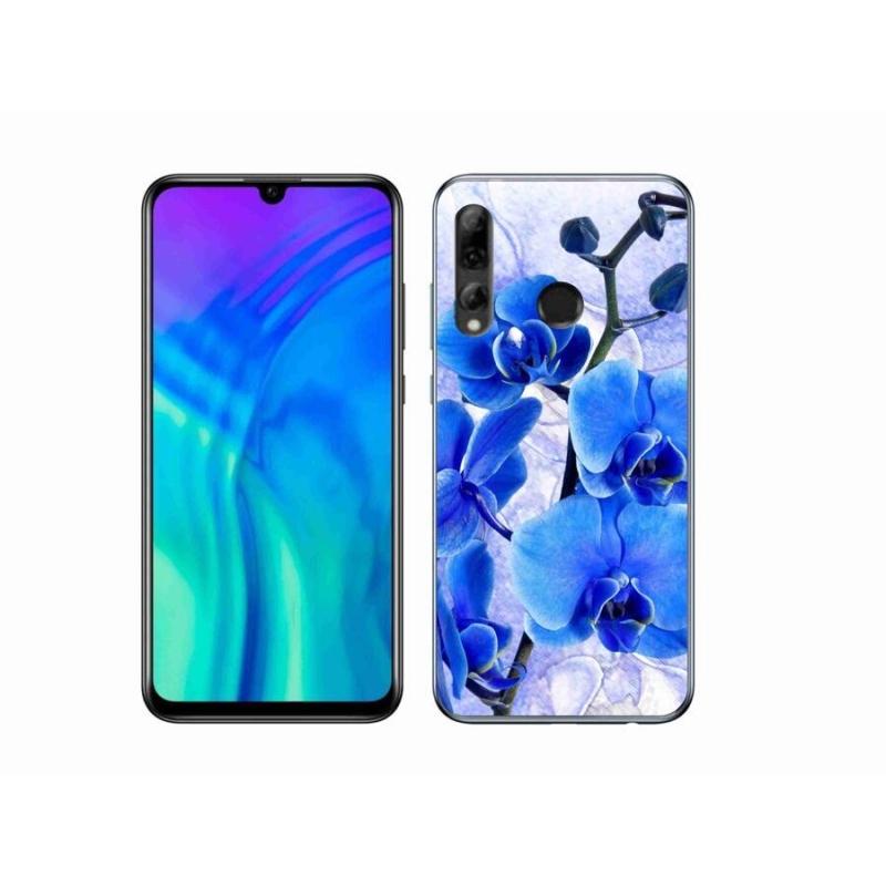 Gelový kryt mmCase na mobil Honor 20e - modré květy