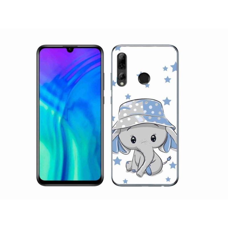 Gelový kryt mmCase na mobil Honor 20e - modrý slon