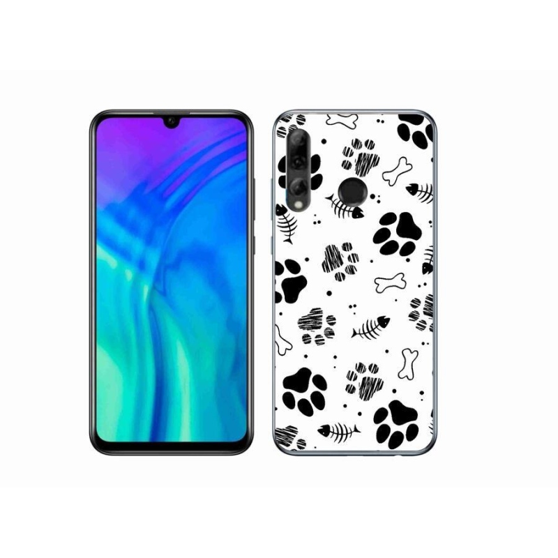 Gelový kryt mmCase na mobil Honor 20e - psí tlapky 1