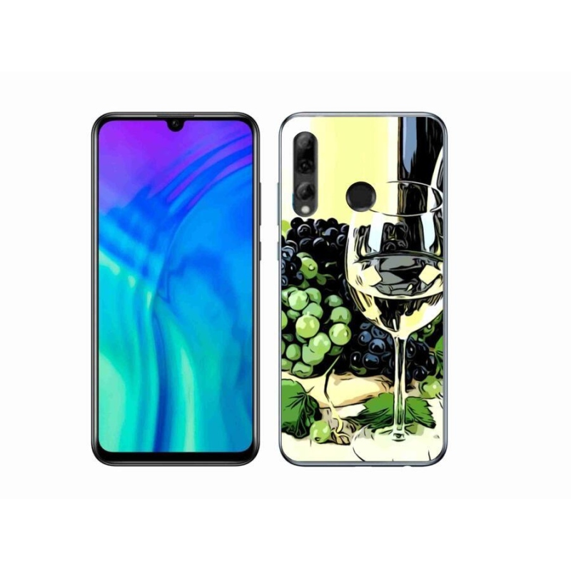 Gelový kryt mmCase na mobil Honor 20e - sklenka vína