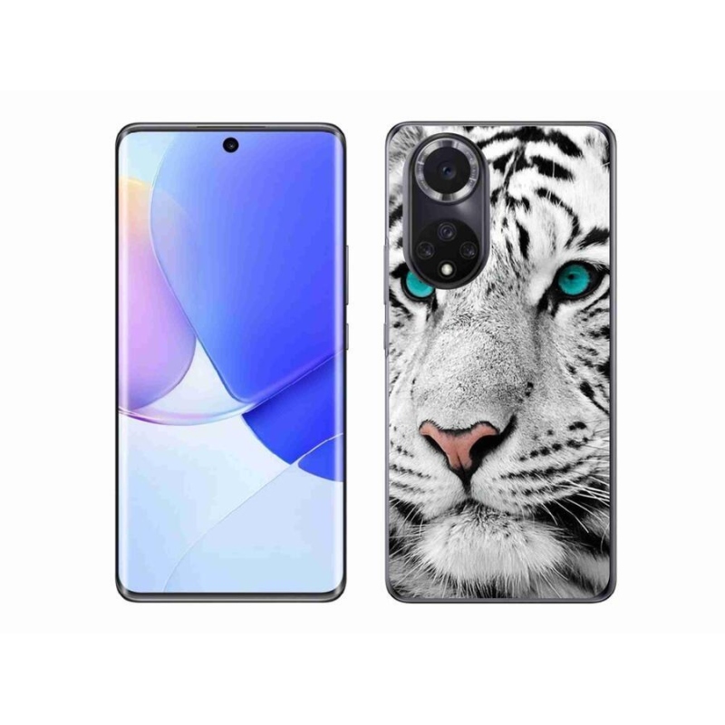 Gelový kryt mmCase na mobil Honor 50 - bílý tygr