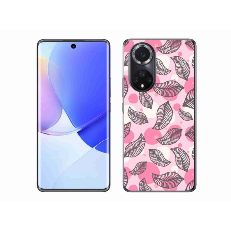 Gelový kryt mmCase na mobil Honor 50 - kreslené padající listy