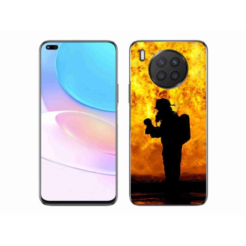 Gelový kryt mmCase na mobil Honor 50 Lite - hasič