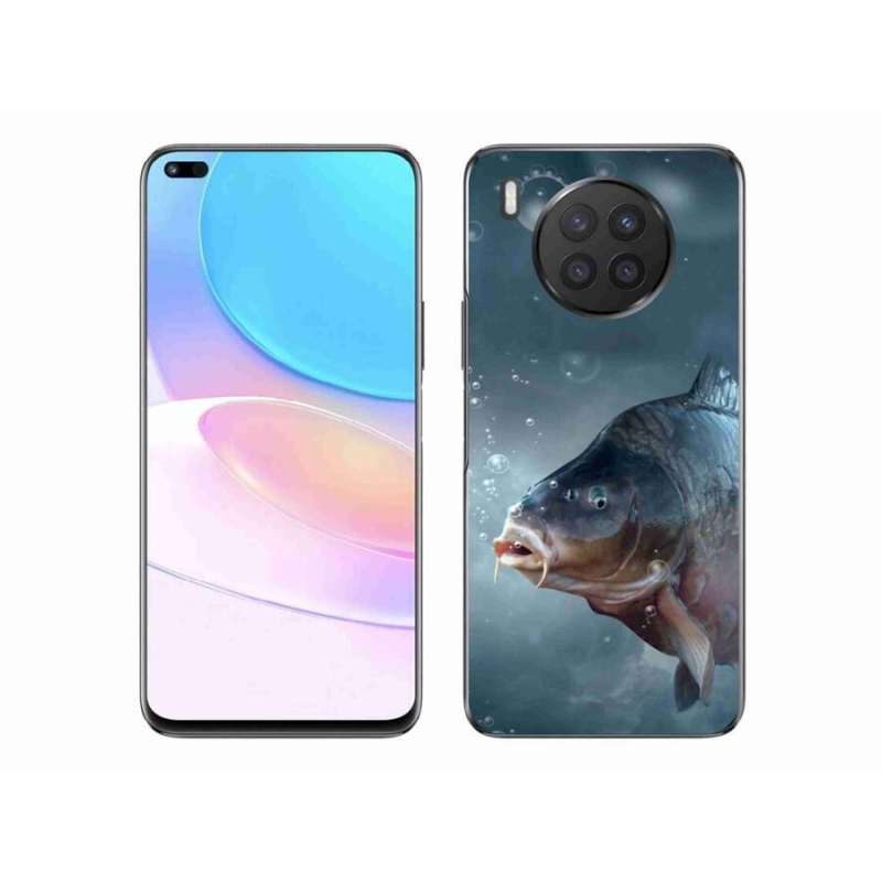 Gelový kryt mmCase na mobil Honor 50 Lite - kapr a bublinky