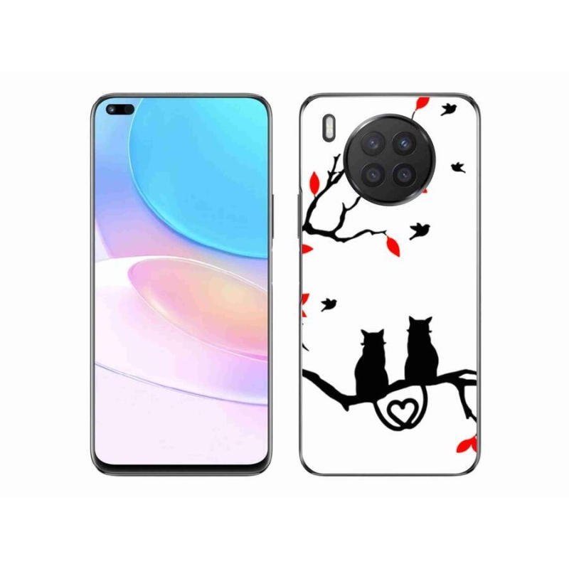 Gelový kryt mmCase na mobil Honor 50 Lite - kočičí láska