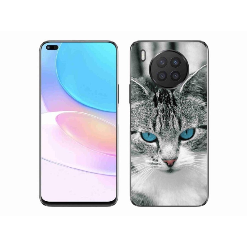 Gelový kryt mmCase na mobil Honor 50 Lite - kočičí pohled 1