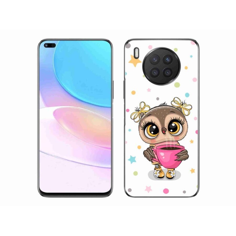 Gelový kryt mmCase na mobil Honor 50 Lite - kreslená sovička