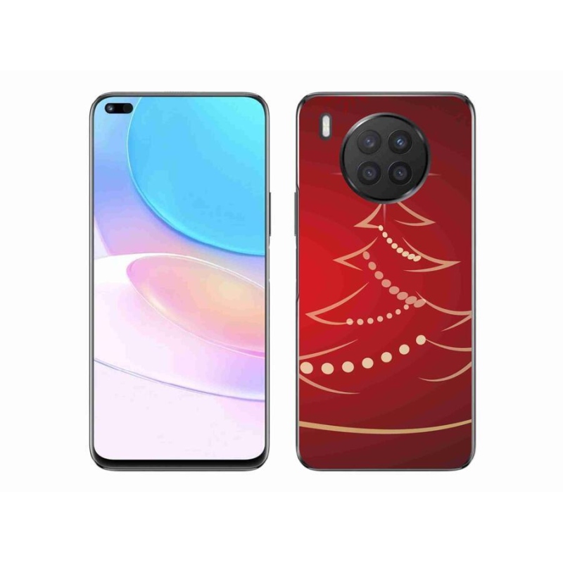 Gelový kryt mmCase na mobil Honor 50 Lite - kreslený vánoční stromek