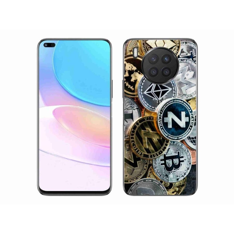 Gelový kryt mmCase na mobil Honor 50 Lite - kryptoměny