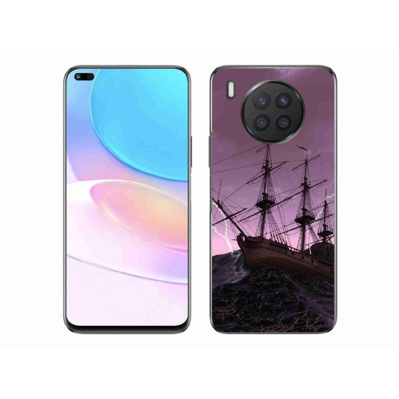 Gelový kryt mmCase na mobil Honor 50 Lite - loď v bouři