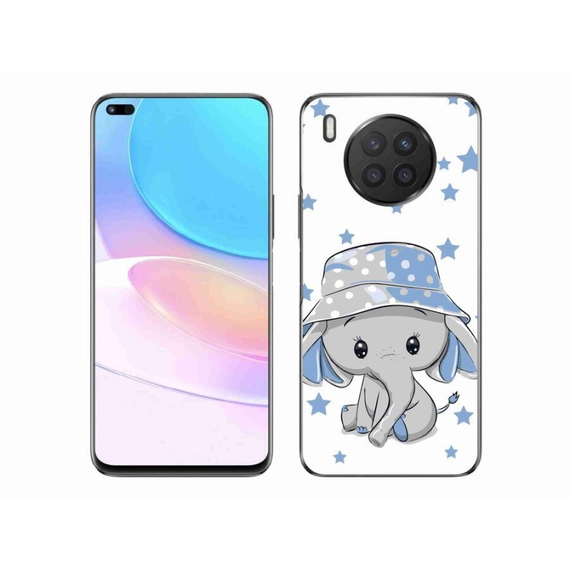 Gelový kryt mmCase na mobil Honor 50 Lite - modrý slon