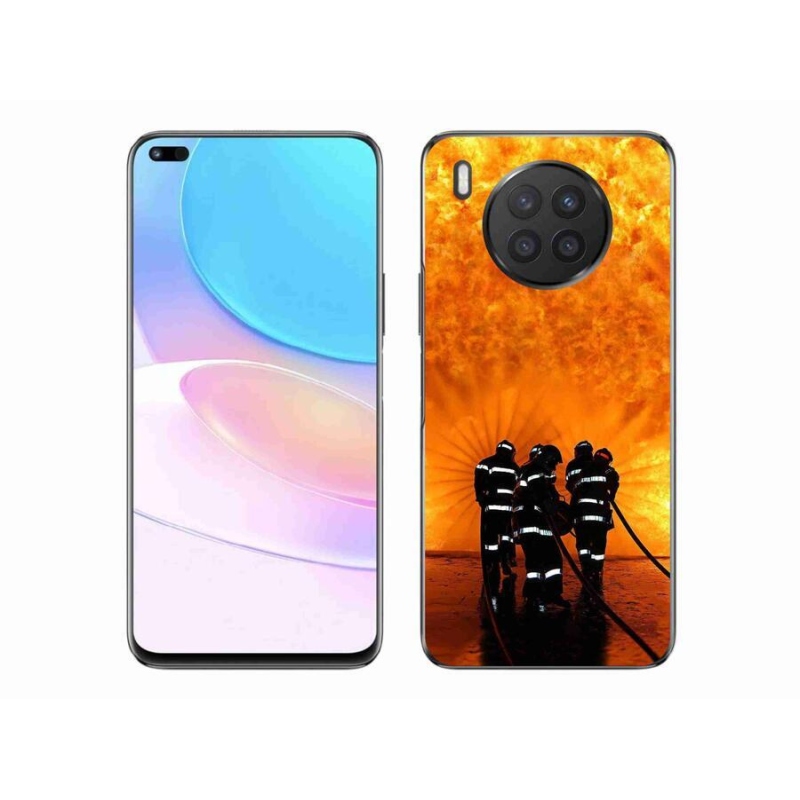 Gelový kryt mmCase na mobil Honor 50 Lite - požár