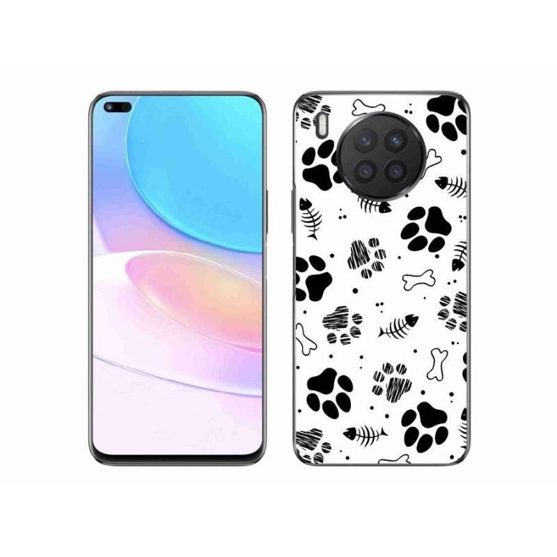 Gelový kryt mmCase na mobil Honor 50 Lite - psí tlapky 1