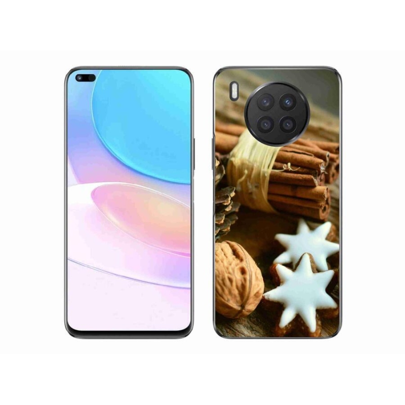 Gelový kryt mmCase na mobil Honor 50 Lite - skořice a perníčky